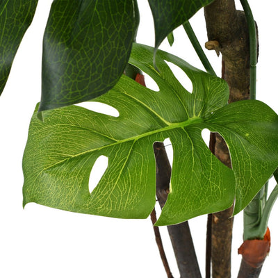 Dealsmate  Artificial Monstera Plant with Pot 130 cm Green