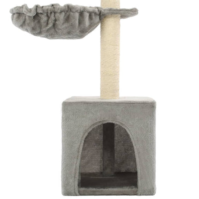 Dealsmate  Cat Tree with Sisal Scratching Posts 105 cm Grey