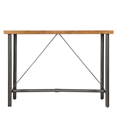 Dealsmate  Bar Table Solid Reclaimed Teak 150x70x106 cm