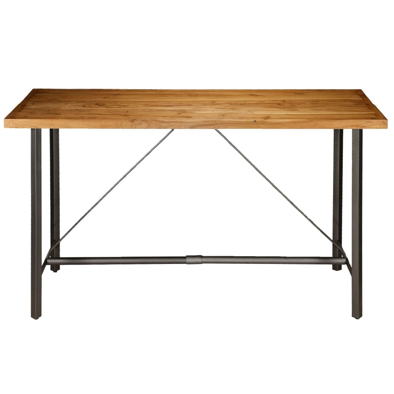 Dealsmate  Bar Table Solid Reclaimed Teak 180x70x107 cm