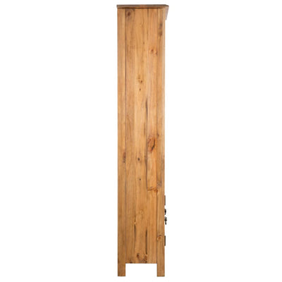 Dealsmate  Freestanding Bathroom Cabinet Solid Pinewood 48x32x170 cm