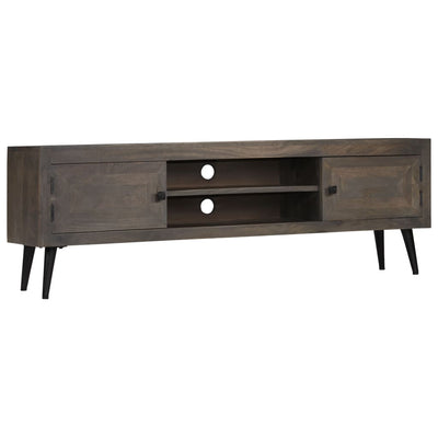 Dealsmate  TV Cabinet Solid Mango Wood 140x30x45 cm