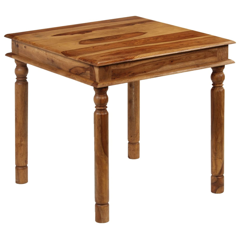 Dealsmate  Dining Table Solid Sheesham Wood 80x80x77 cm