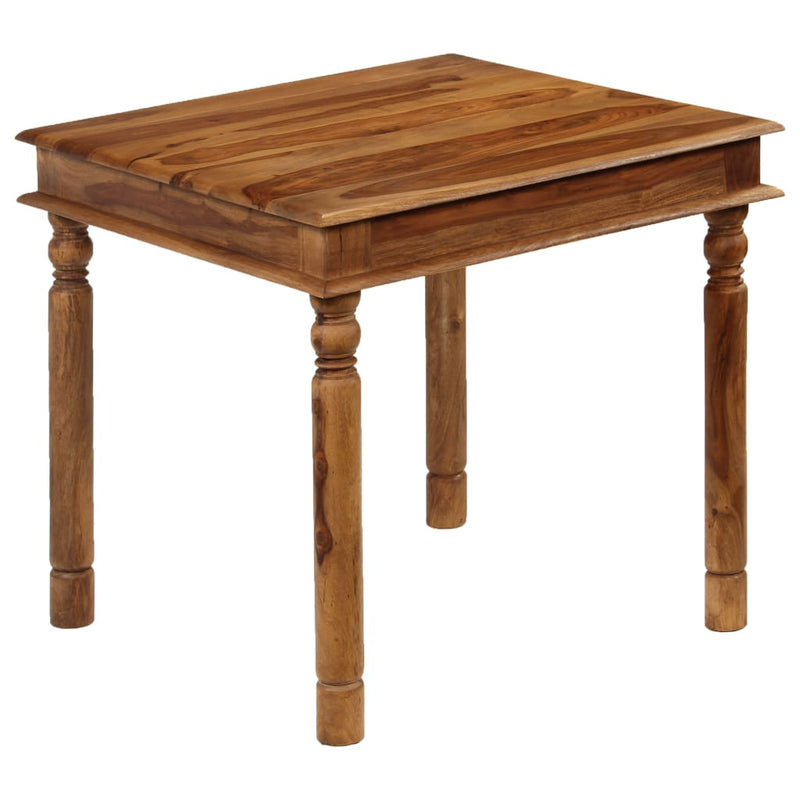 Dealsmate  Dining Table Solid Sheesham Wood 80x80x77 cm
