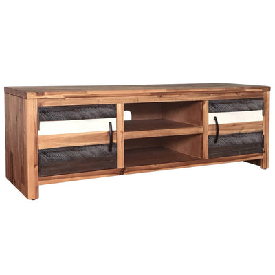 Dealsmate  TV Cabinet Solid Acacia Wood 120x35x40 cm