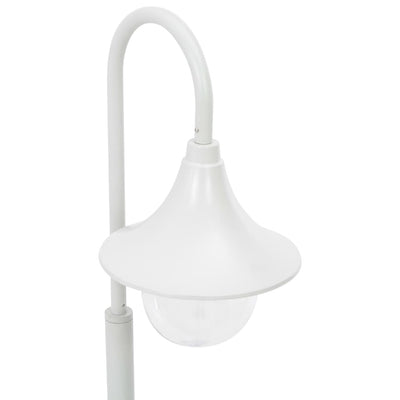 Dealsmate  Garden Post Light E27 120 cm Aluminium White