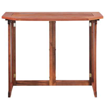 Dealsmate  Bistro Table 90x50x75 cm Solid Acacia Wood