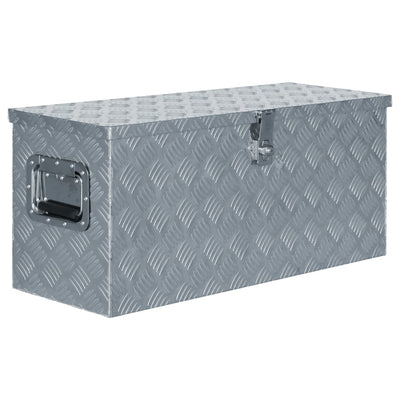 Dealsmate  Aluminium Box 80x30x35 cm Silver
