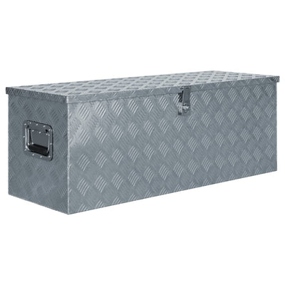 Dealsmate  Aluminium Box 110.5x38.5x40 cm Silver