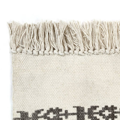 Dealsmate  Kilim Rug Cotton 160x230 cm with Pattern Grey/Pink