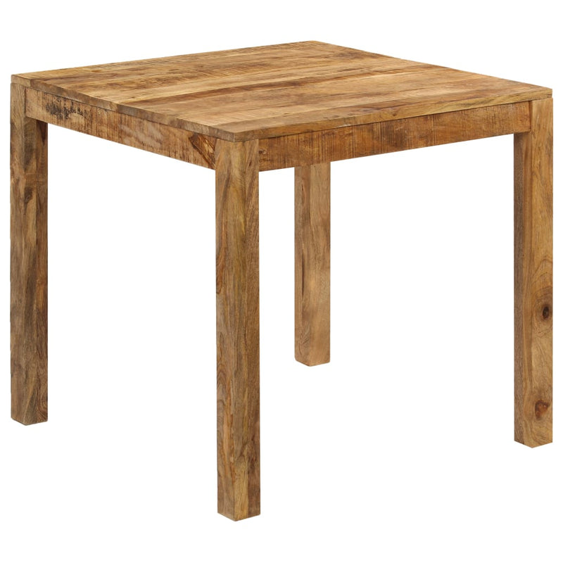 Dealsmate  Dining Table Solid Mango Wood 82x80x76 cm
