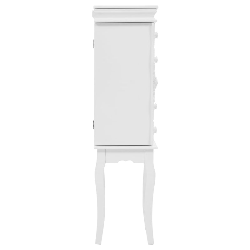 Dealsmate  Free Standing Jewelery Cabinet White