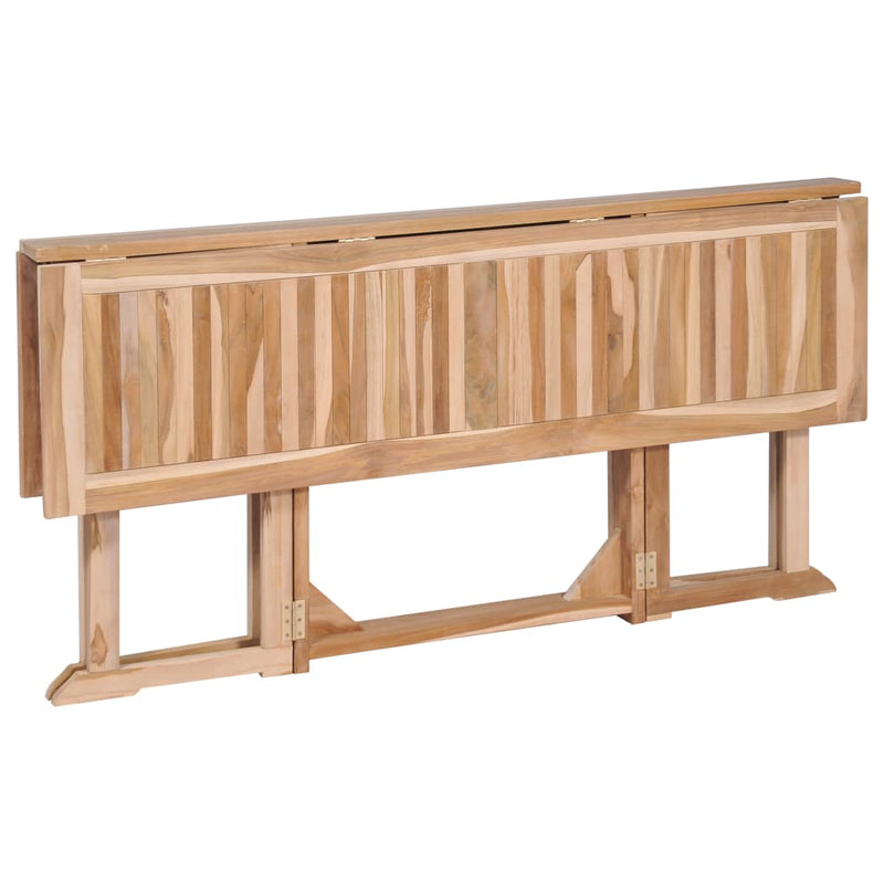 Dealsmate  Folding Butterfly Garden Table 150x90x75 cm Solid Teak Wood