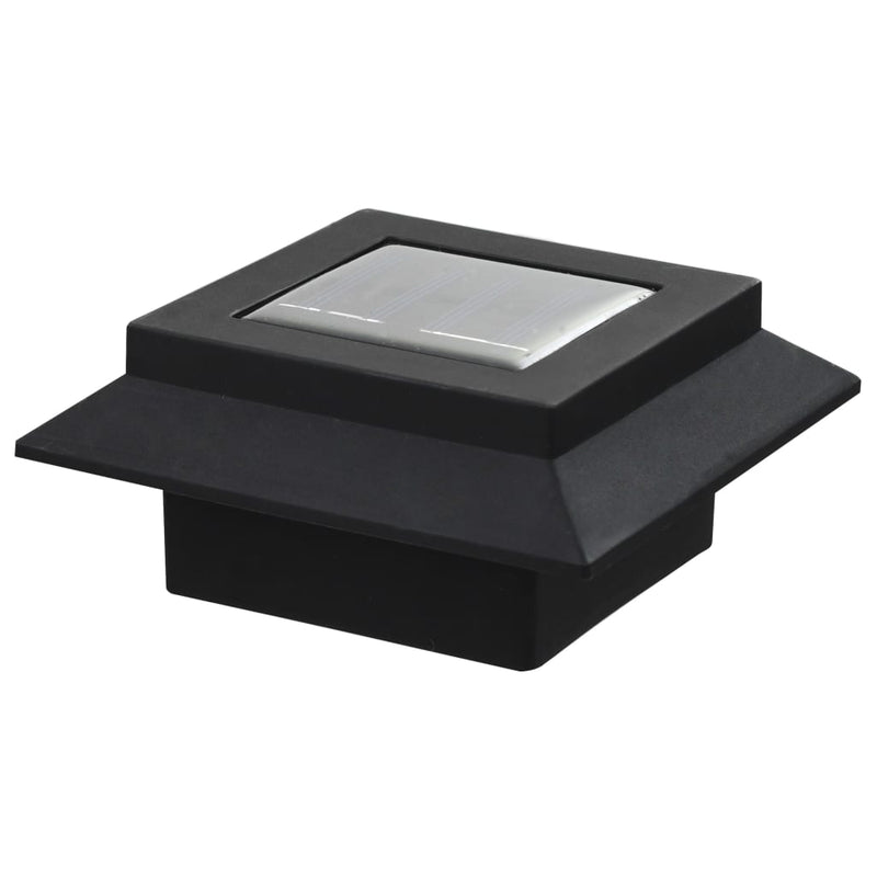 Dealsmate  Outdoor Solar Lamps 6 pcs LED Square 12 cm Black