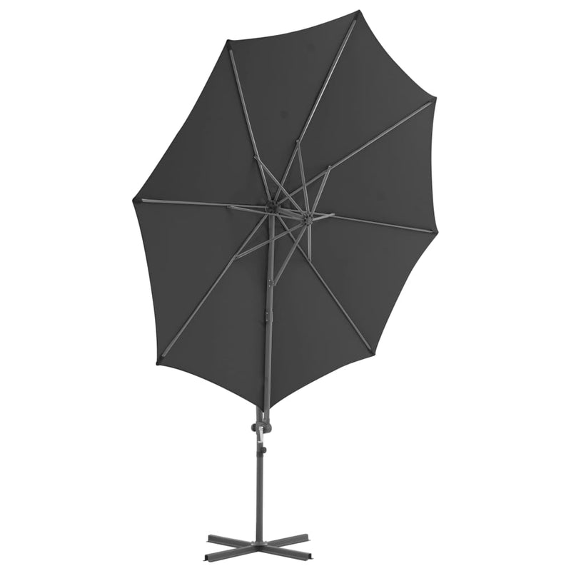 Dealsmate  Cantilever Umbrella with Steel Pole Anthracite 300 cm