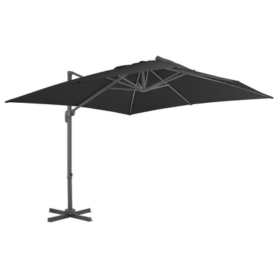 Dealsmate  Cantilever Umbrella with Aluminium Pole 300x300 cm Anthracite