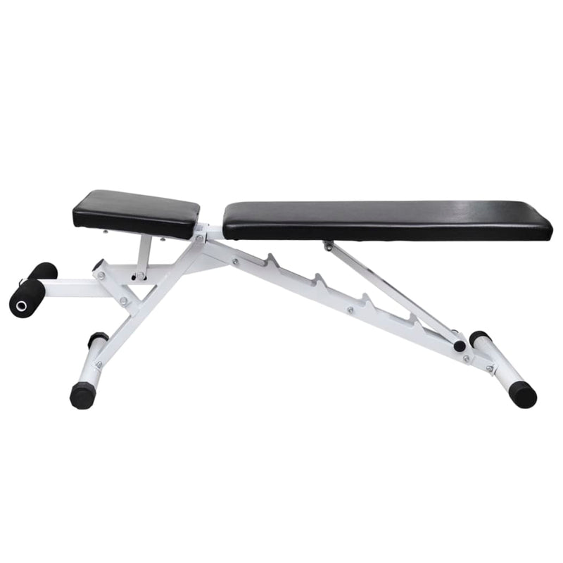 Dealsmate  Workout Bench with Barbell and Dumbbell Set 60.5 kg