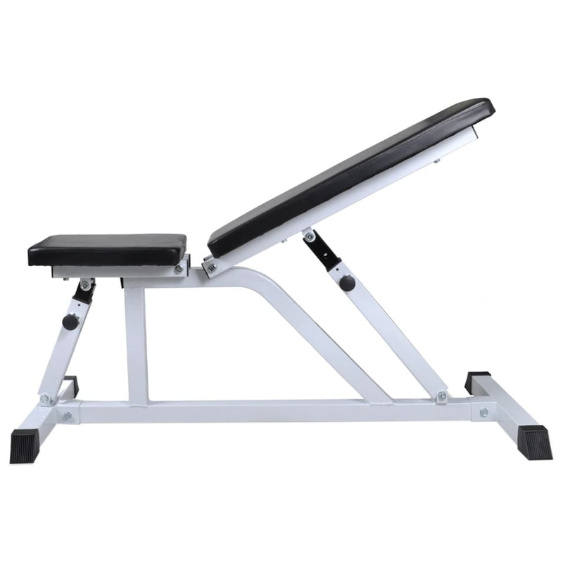 Dealsmate  Workout Bench with Barbell and Dumbbell Set 30.5 kg