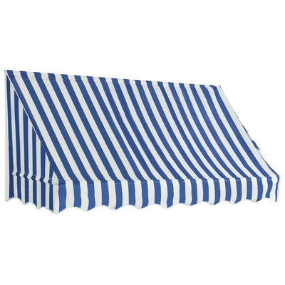 Dealsmate  Bistro Awning 200x120 cm Blue and White