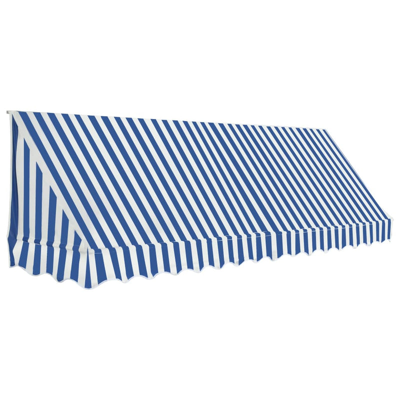 Dealsmate  Bistro Awning 350x120 cm Blue and White