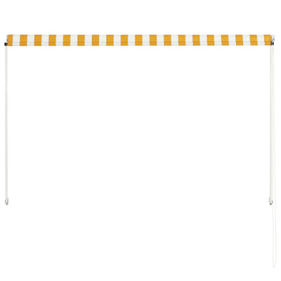 Dealsmate  Retractable Awning 200x150 cm Yellow and White