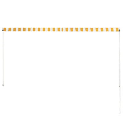 Dealsmate  Retractable Awning 250x150 cm Yellow and White