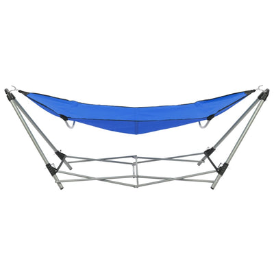 Dealsmate  Hammock with Foldable Stand Blue