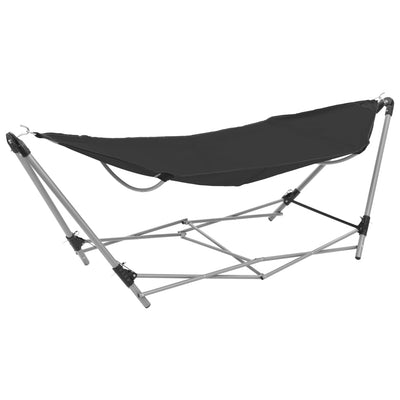 Dealsmate  Hammock with Foldable Stand Black