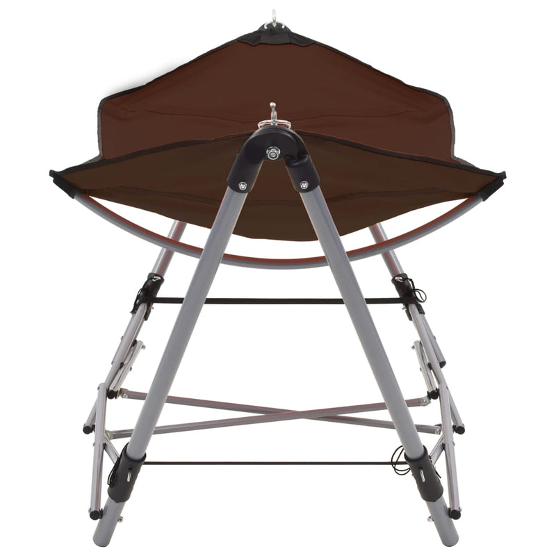 Dealsmate  Hammock with Foldable Stand Brown