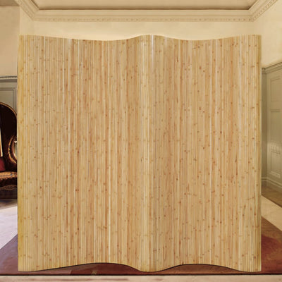 Dealsmate  Room Divider Bamboo 250x165 cm Natural