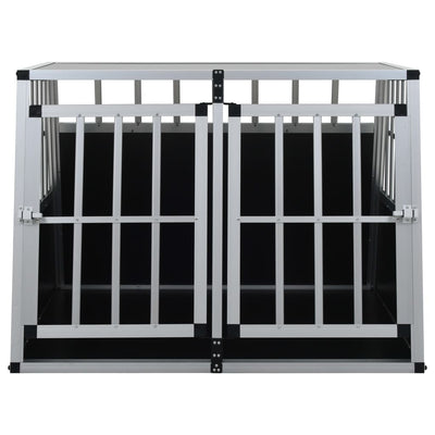 Dealsmate  Dog Cage with Double Door 94x88x69 cm