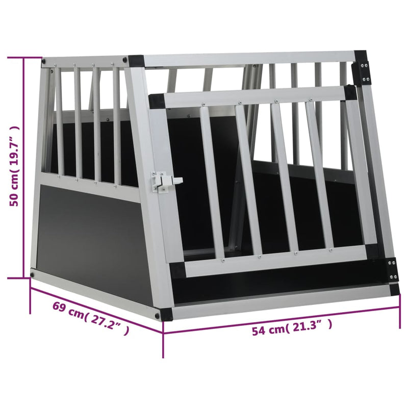 Dealsmate  Dog Cage with Single Door 54x69x50 cm