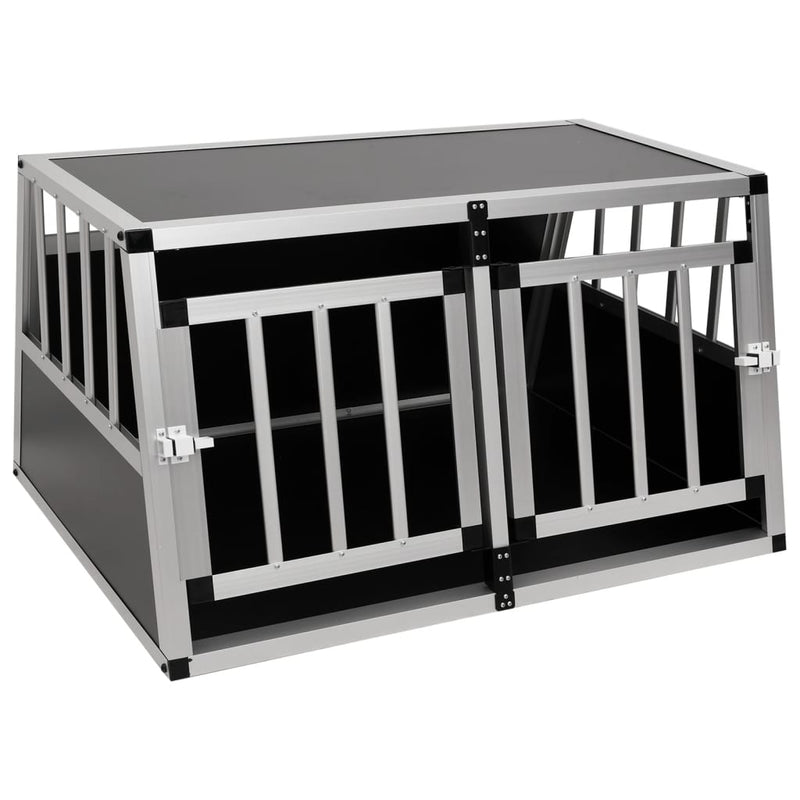 Dealsmate  Dog Cage with Double Door 89x69x50 cm