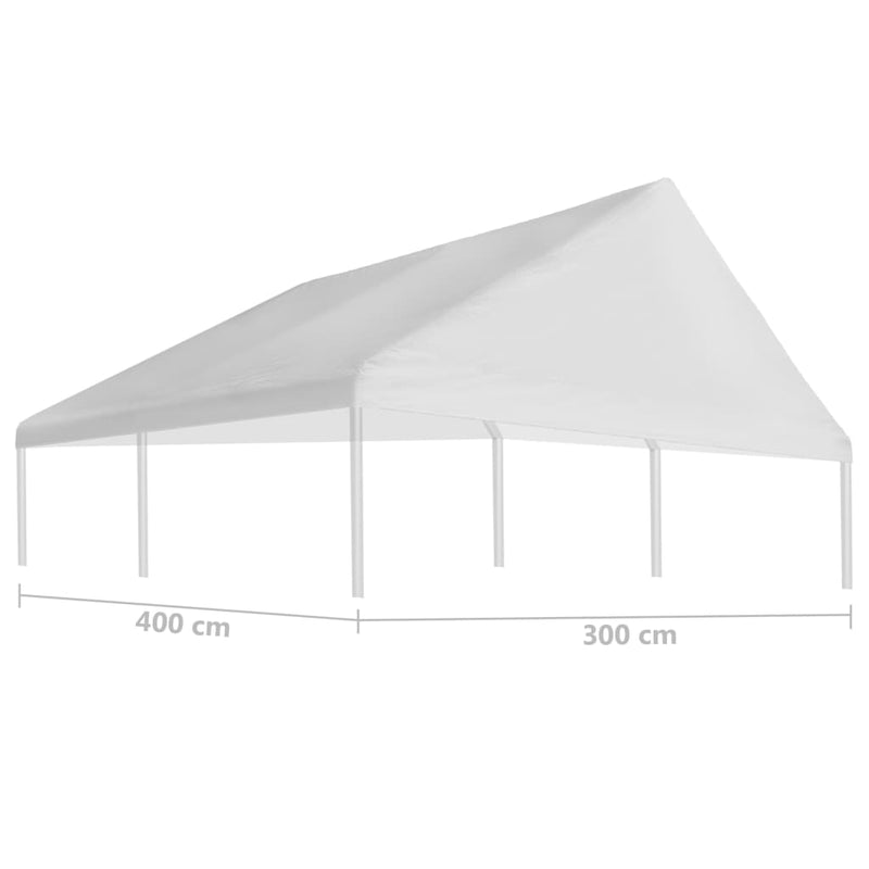Dealsmate  Party Tent Roof 3 x 4 m White