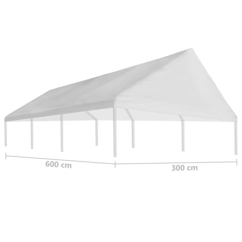 Dealsmate  Party Tent Roof 3 x 6 m White