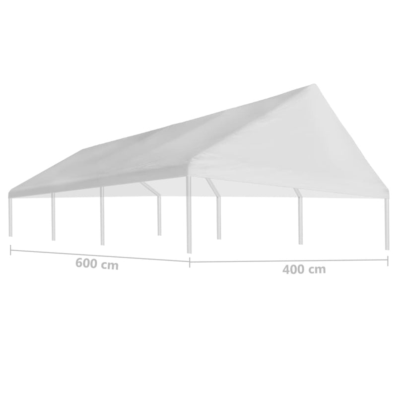 Dealsmate  Party Tent Roof 4 x 6 m White