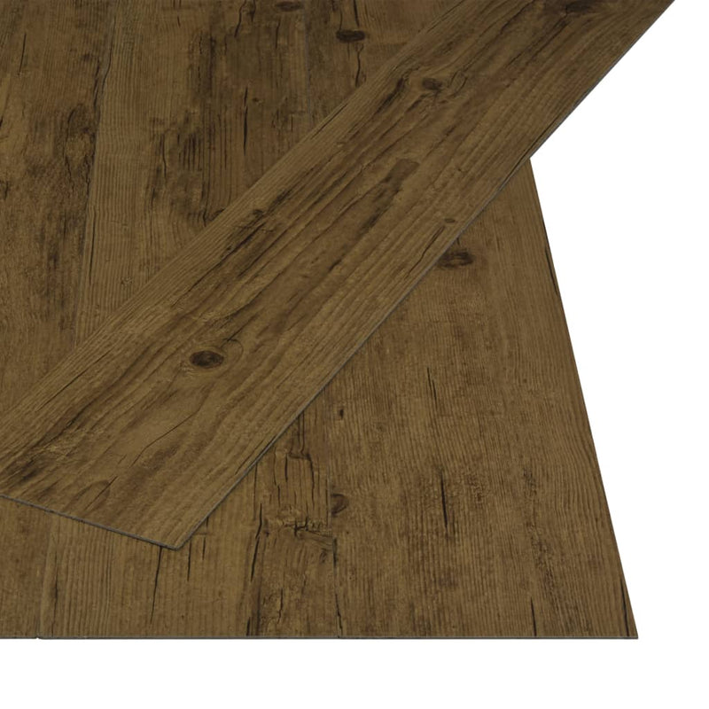 Dealsmate  Self-adhesive Flooring Planks 4.46 m² 3 mm PVC Natural Brown