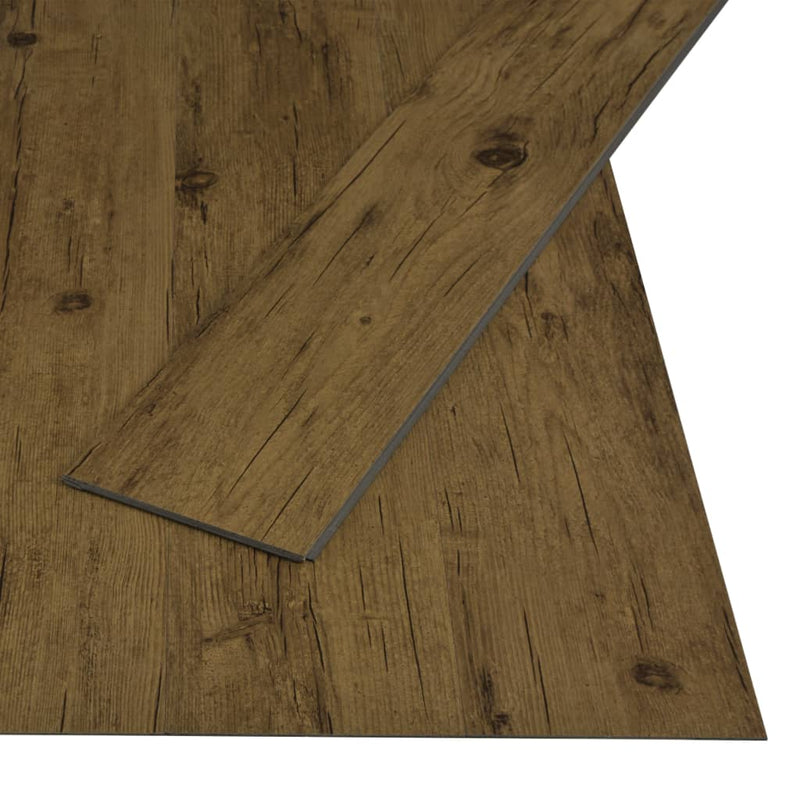 Dealsmate  Click Floor 3.51 m² 4 mm PVC Natural Brown