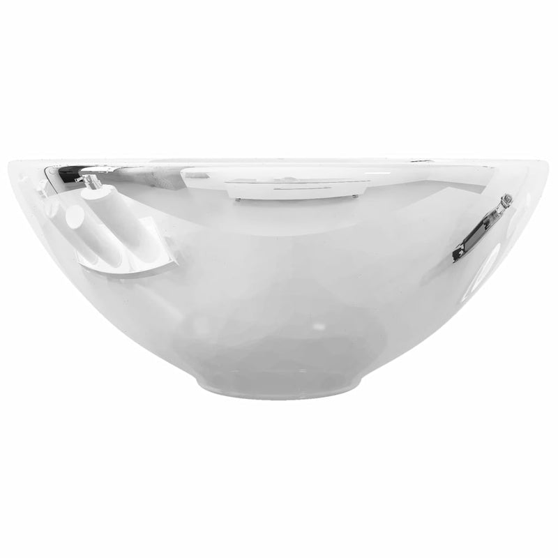 Dealsmate  Wash Basin 32.5x14 cm Ceramic Silver
