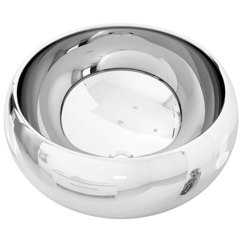 Dealsmate  Wash Basin 40x15 cm Ceramic Silver