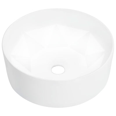 Dealsmate  Wash Basin 36x14 cm Ceramic White