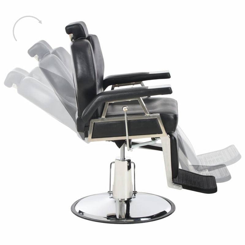 Dealsmate  Barber Chair Black 72x68x98 cm Faux Leather