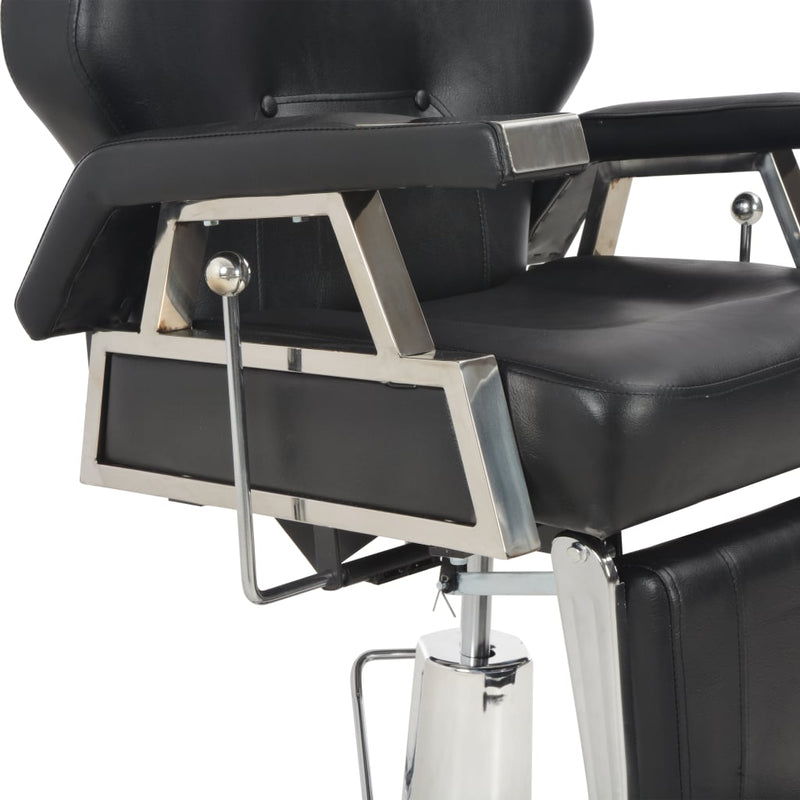 Dealsmate  Barber Chair Black 72x68x98 cm Faux Leather