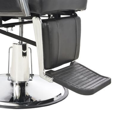Dealsmate  Barber Chair Black 72x68x98 cm Faux Leather