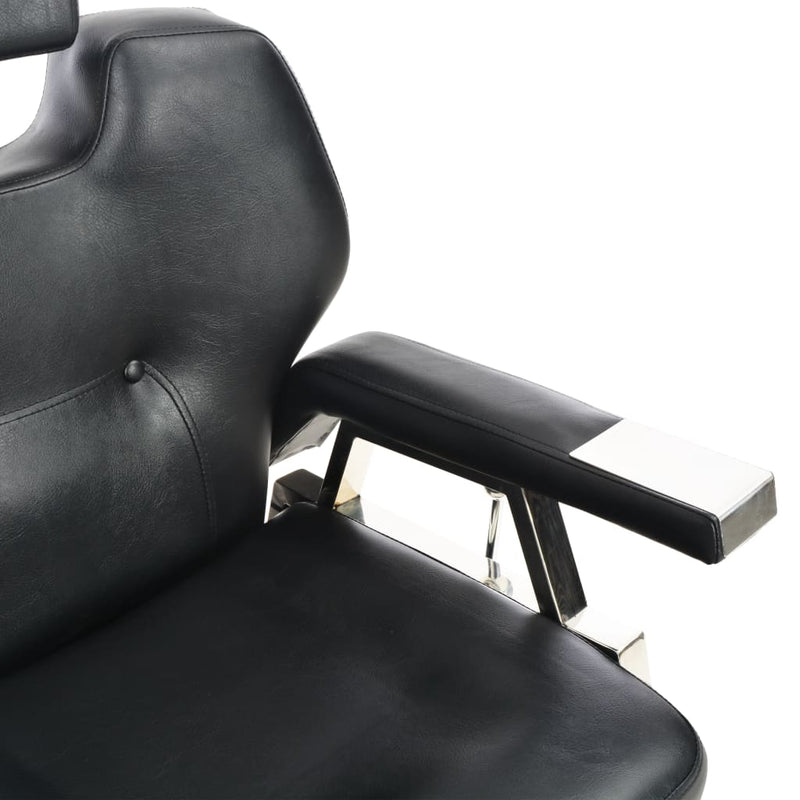 Dealsmate  Barber Chair Black 72x68x98 cm Faux Leather