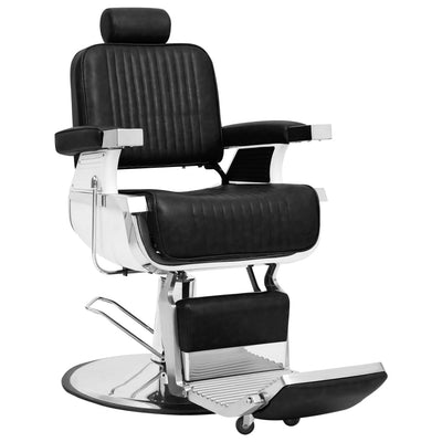 Dealsmate  Barber Chair Black 68x69x116 cm Faux Leather