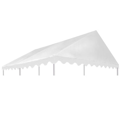Dealsmate  Gazebo Top Cover PVC 500 g/m² 3x4 m White