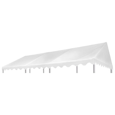 Dealsmate  Gazebo Top Cover PVC 500 g/m² 6x4 m White