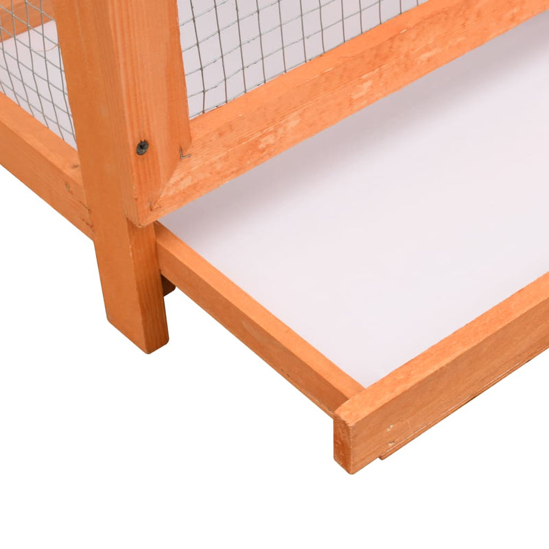 Dealsmate  Bird Cage Solid Pine & Fir Wood 125.5x59.5x164 cm