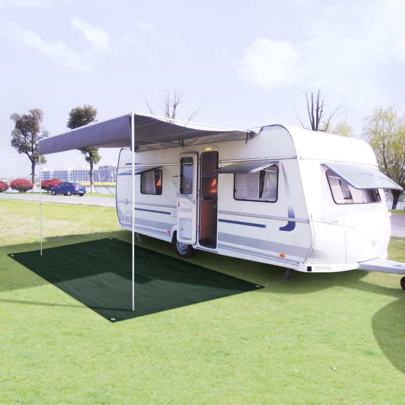 Dealsmate  Tent Carpet 300x400 cm HDPE Green